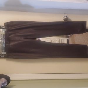NWT J.jill faux leather (vegan leather) pants M